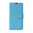 Custodia Portafoglio In Pelle Cover con Supporto per Wiko Wim Lite 4G Cielo Blu