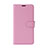 Custodia Portafoglio In Pelle Cover con Supporto per Wiko Wim Lite 4G Rosa