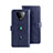 Custodia Portafoglio In Pelle Cover con Supporto per Xiaomi Black Shark 3 Pro Blu