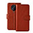Custodia Portafoglio In Pelle Cover con Supporto per Xiaomi Redmi K30 Pro 5G Marrone
