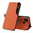 Custodia Portafoglio In Pelle Cover con Supporto Q02H per Xiaomi POCO C31 Arancione