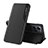 Custodia Portafoglio In Pelle Cover con Supporto QH1 per Xiaomi Redmi Note 12 4G Nero