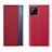 Custodia Portafoglio In Pelle Cover con Supporto QH2 per Samsung Galaxy A22 4G Rosso