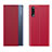 Custodia Portafoglio In Pelle Cover con Supporto QH2 per Samsung Galaxy A70S Rosso