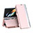 Custodia Portafoglio In Pelle Cover con Supporto QH2 per Samsung Galaxy Z Fold5 5G Oro Rosa