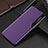 Custodia Portafoglio In Pelle Cover con Supporto QH3 per Samsung Galaxy A02s Viola