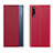 Custodia Portafoglio In Pelle Cover con Supporto QH3 per Samsung Galaxy A30S Rosso