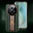 Custodia Portafoglio In Pelle Cover con Supporto QK3 per Huawei Honor Magic5 Pro 5G Verde