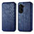 Custodia Portafoglio In Pelle Cover con Supporto S01D per Asus ZenFone 10 Blu