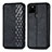 Custodia Portafoglio In Pelle Cover con Supporto S01D per Google Pixel 5a 5G Nero