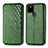 Custodia Portafoglio In Pelle Cover con Supporto S01D per Google Pixel 5a 5G Verde