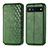 Custodia Portafoglio In Pelle Cover con Supporto S01D per Google Pixel 6a 5G Verde