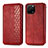 Custodia Portafoglio In Pelle Cover con Supporto S01D per Huawei Enjoy 50z Rosso