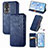 Custodia Portafoglio In Pelle Cover con Supporto S01D per Huawei Honor 80 5G