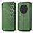 Custodia Portafoglio In Pelle Cover con Supporto S01D per Huawei Honor Magic3 5G Verde