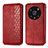 Custodia Portafoglio In Pelle Cover con Supporto S01D per Huawei Honor Magic4 Pro 5G Rosso