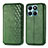 Custodia Portafoglio In Pelle Cover con Supporto S01D per Huawei Honor X6a Verde