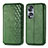 Custodia Portafoglio In Pelle Cover con Supporto S01D per Huawei Honor X7b Verde