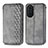 Custodia Portafoglio In Pelle Cover con Supporto S01D per Huawei Nova 10 Grigio