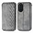 Custodia Portafoglio In Pelle Cover con Supporto S01D per Huawei Nova 10 Pro Grigio