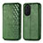 Custodia Portafoglio In Pelle Cover con Supporto S01D per Huawei Nova 10 Verde