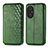 Custodia Portafoglio In Pelle Cover con Supporto S01D per Huawei Nova 9 SE Verde