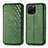 Custodia Portafoglio In Pelle Cover con Supporto S01D per Huawei Nova Y61 Verde