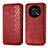 Custodia Portafoglio In Pelle Cover con Supporto S01D per Huawei Nova Y90 Rosso