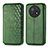 Custodia Portafoglio In Pelle Cover con Supporto S01D per Huawei Nova Y91 Verde