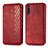 Custodia Portafoglio In Pelle Cover con Supporto S01D per Huawei Y9 Prime (2019) Rosso