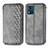 Custodia Portafoglio In Pelle Cover con Supporto S01D per Motorola Moto E13 Grigio