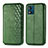 Custodia Portafoglio In Pelle Cover con Supporto S01D per Motorola Moto E13 Verde