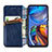 Custodia Portafoglio In Pelle Cover con Supporto S01D per Motorola Moto E32s