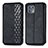 Custodia Portafoglio In Pelle Cover con Supporto S01D per Motorola Moto Edge 20 Lite 5G Nero