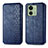 Custodia Portafoglio In Pelle Cover con Supporto S01D per Motorola Moto Edge (2023) 5G Blu