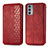 Custodia Portafoglio In Pelle Cover con Supporto S01D per Motorola Moto Edge Lite 5G Rosso