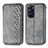 Custodia Portafoglio In Pelle Cover con Supporto S01D per Motorola Moto Edge Plus (2022) 5G Grigio