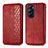 Custodia Portafoglio In Pelle Cover con Supporto S01D per Motorola Moto Edge Plus (2022) 5G Rosso