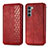 Custodia Portafoglio In Pelle Cover con Supporto S01D per Motorola Moto Edge S30 5G Rosso