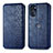 Custodia Portafoglio In Pelle Cover con Supporto S01D per Motorola Moto G 5G (2022) Blu