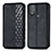 Custodia Portafoglio In Pelle Cover con Supporto S01D per Motorola Moto G Play (2023) Nero