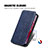 Custodia Portafoglio In Pelle Cover con Supporto S01D per Motorola Moto G Play Gen 2