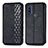 Custodia Portafoglio In Pelle Cover con Supporto S01D per Motorola Moto G Pure Nero