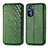 Custodia Portafoglio In Pelle Cover con Supporto S01D per Motorola Moto G Stylus (2022) 5G Verde