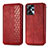 Custodia Portafoglio In Pelle Cover con Supporto S01D per Motorola Moto G13 Rosso