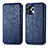 Custodia Portafoglio In Pelle Cover con Supporto S01D per Motorola Moto G23 Blu