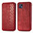 Custodia Portafoglio In Pelle Cover con Supporto S01D per Motorola Moto G50 5G Rosso