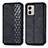 Custodia Portafoglio In Pelle Cover con Supporto S01D per Motorola Moto G53j 5G Nero