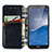 Custodia Portafoglio In Pelle Cover con Supporto S01D per Nokia C3