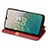 Custodia Portafoglio In Pelle Cover con Supporto S01D per Nokia C32